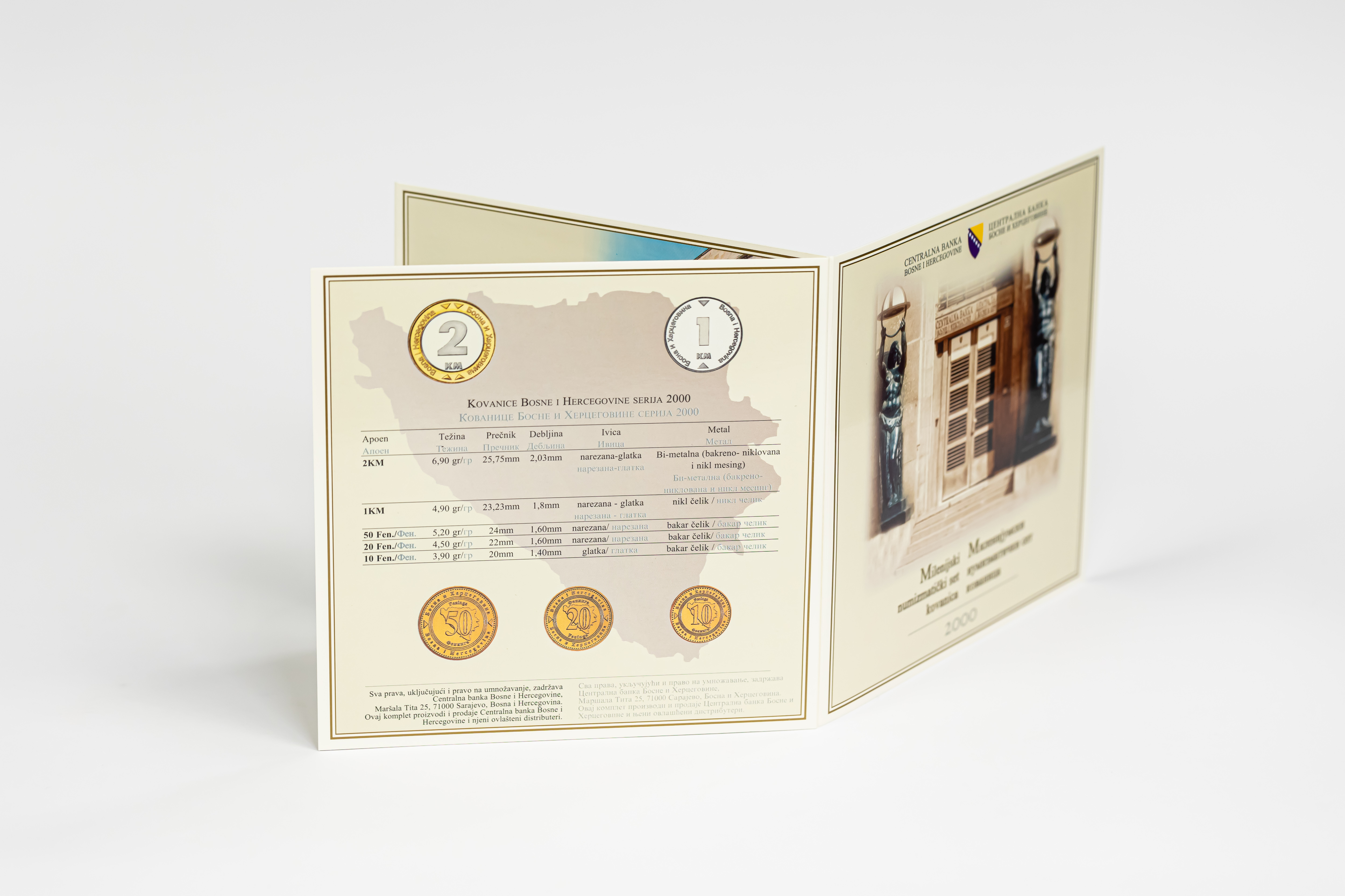 Numizmatički set kovanica Milenijum 2000